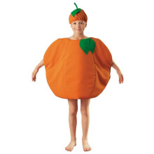 APPELSIN/GRÆSKAR-OUTFIT I UNIVERSAL STØRRELSE FRUGT