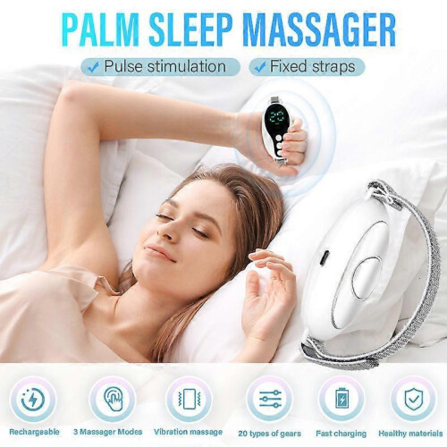 Rechargeable hand-held pulse decompression EMS microcurrent sleep instrument 1