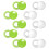 10 Paires D'Aimants pour Dossards Course, Clips Magnétiques pour Dossards Course, Clips pour Dossards , Boucles pour Dossards Course, Attaches 1