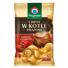 Przysnacki Kartoffelchips, ristet rød peberfrugt 125 g