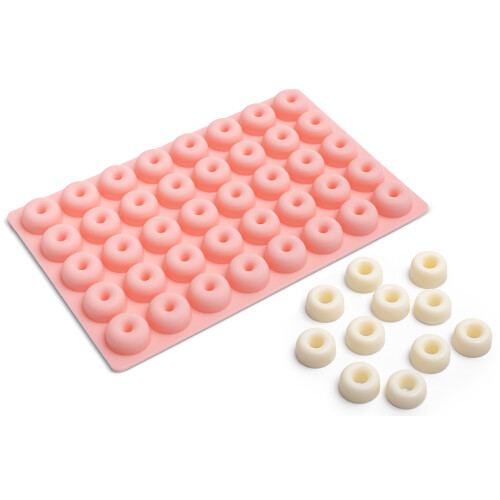 Silikone lysform donuts 20x12,7x1,1 cm