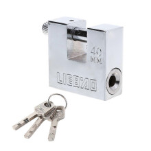 (40mm) Steel Burglar Padlock Security Safety Lock Antique Horizontal Opening Multicolor
