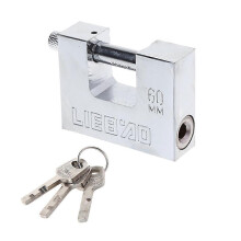 (60mm) Steel Burglar Padlock Security Safety Lock Antique Horizontal Opening Multicolor