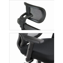 TREX BLACK ergonomisk stol, aluminiumsbase