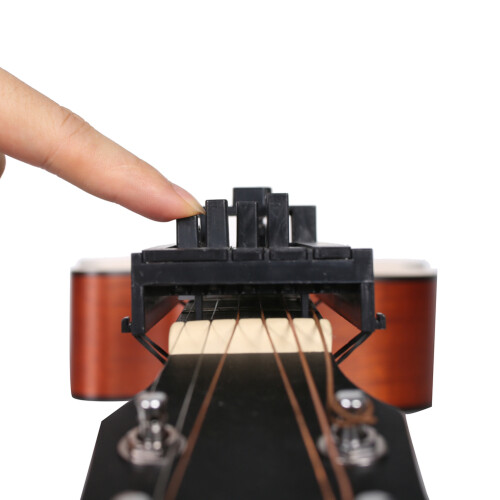 Guitar Chord Trainer Chord Learning System for Beginners Guitar Playing Singing Aid Chord Tool Scale Assistant Black 2