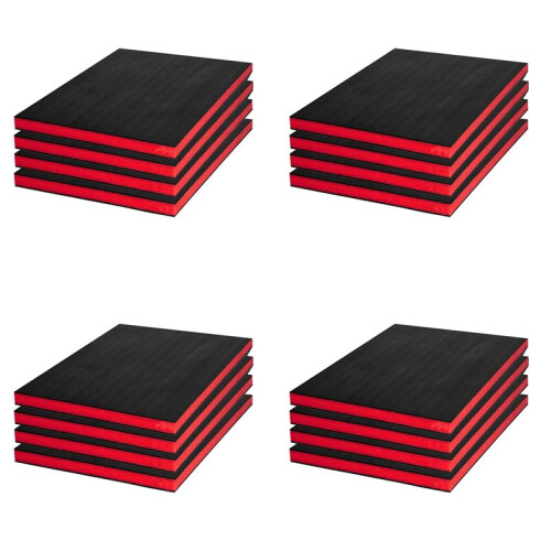 Tool Box Foam, 16Pack 16x12x1 Inch, Foam Inserts for Cases, Polyethylene Storage Sheets for Toolbox Hard Case