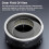 IL37 Microscope Polarized LED Ring Light Lamp Anti Illuminators Source Eliminating Reflections 10