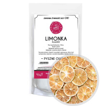 Tørrede limeskiver - 1 kg spiselig frugt