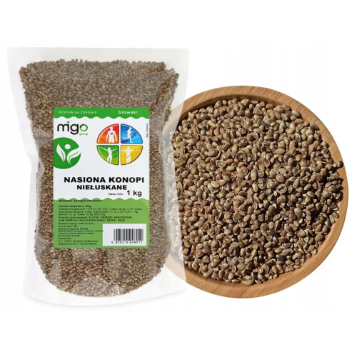 Hampfrø - korn (1 kg) - MIGOgroup
