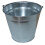 10 liters galvaniseret stålspand 1