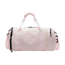 (Pink) Spacious Fitness Travel Bags with Separate Shoe Storage Dry Wet Separation Gym Bag For Sports Essential Organization Pink