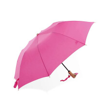 (Rose Red) Portable Two Fold Umbrella with Unique Duck Handle Windproof and Waterproof Umbrella for Travel Enthusiasts Professional Rose Red