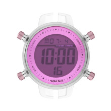 WATXANDCO RWA1003 rannekello. Laatikko, pinkki. Naisten.