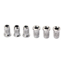 Electric Guitar Metal String Retainer Caps Through Body String Mounting Ferrules Bushings for Building and Repairing Multicolor