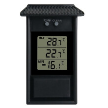 Termometro Digitale LCD per Interni/Esterni - Misuratore di Temperatura da Parete per Giardini e Serre