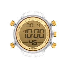 WATXANDCO RWA1747 -kello. Laatikko, keltainen. Unisex.