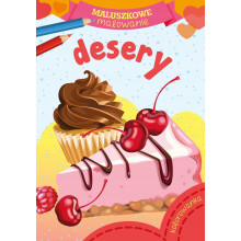 Malebog for småbørn med DESSERTER