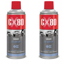 CX80 Fedt til skydeporte og skinneføringer - Spray 500ml x2