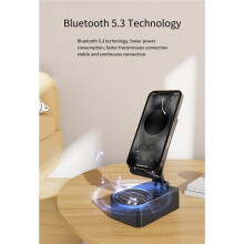 2X 3 In1 Mobile Phone Holder Portable Foldable Mobile Phone Holder with Speaker Mobile Phone Charging