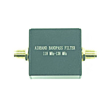 2X 118MHz-138MHz Airband Bandpass Filter BPF for RX