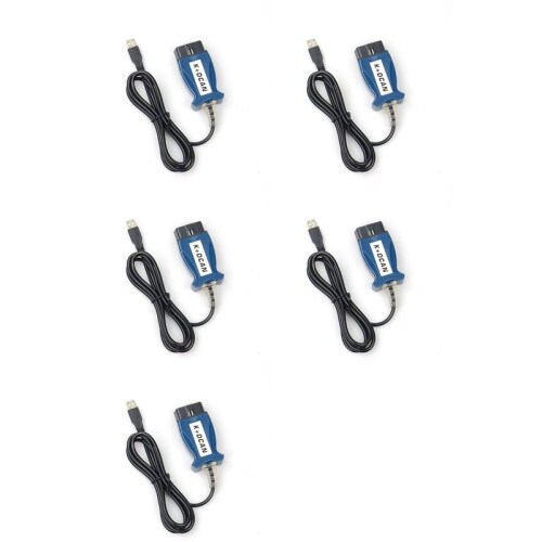 5X dla  K DCAN K+CAN FTDI Chip dla  OBD2 Auto Car Diagnostic Tools OBD 2 Scanner  USB Interface Cable
