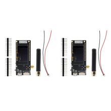 2X Scheda di Sviluppo LILYGO LoRa32 V2.1 ESP32 con WiFi, , Display OLED da 0,96 Pollici, Modulo Wireless LoRa32 V2.1 da 868 MHz
