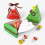 Christmas Tree Form Candy Box DIY Kex Snack Bakning Förpackningslåda Barnpresent Grön 4