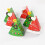 Christmas Tree Form Candy Box DIY Kex Snack Bakning Förpackningslåda Barnpresent Grön 5