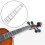 4/4 Violin Gripbräda Sticker Gripbräda  Fiddle Learn Note Chart Tape 6st 5