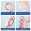 (Blue) Ergonomic Beer Bottle Opener Easy to Cleans Bottle Opening Tool Plastic Texture Suitable for Various Bottles Use  White 4