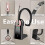 2X Cuffia Wireless, Cuffia  con Microfono Antirumore, Cuffia Wireless con Dongle USB per Casa e Ufficio 7