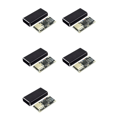 5X PD/QC/AFC/PPS/FCP Typ-C Decoy Board USB-C Boost-Modul Typ-C Trigger Polling Detector Power Schnellladeboard