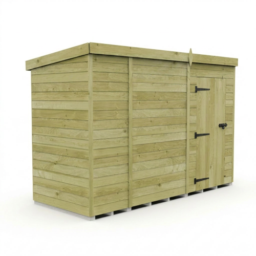 9 x 4 Pent Shed Tanalised (Single Door, No Windows) 1