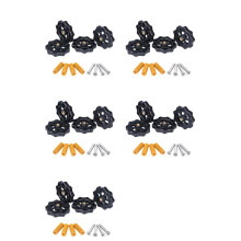 Diametro Dado di Livellamento A Torsione Manuale Aggiornato 20 Pezzi 40Mm + 20 Pezzi Molla Letto Caldo + 20 Pezzi Viti M4X35Mm per Stampante 3D CR10