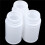 Plastic Empty Medicine Bottles Pill Tablet Container Holder 12pcs White 7