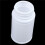 Plastic Empty Medicine Bottles Pill Tablet Container Holder 12pcs White 3