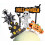 HALLOWEEN ZOMBIE kagetopper sæt med 5 1