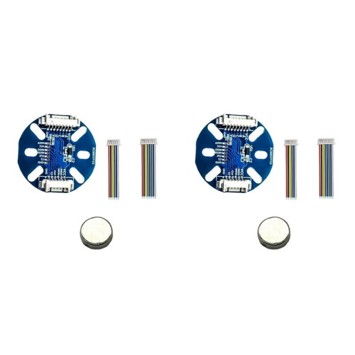 2X MT6835 Magnetic Encoder 21bit High Precision 4-Wire SPI AB16384 Pulse SPI ABZ Mode for Stepper Brushless Motor 1