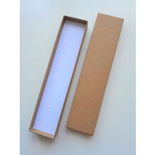 Lang øko øko-æske beige emballage 20 x 4,5
