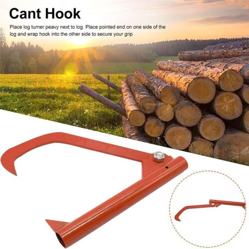Roller Felling Lever Log Peavy Rustproof Cant Hook Tools Hook Home Garden Hand Tools for Cutting Wood 2