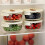 Fruit Drain Basket with Lid Vegetable Washing Bowl Foldable Handle Cleaning Colander Refrigerator Crisper Kitchen Boxes 7