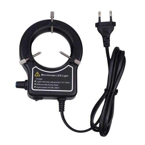 Microscope Ring Light  Lamp For Microscope Circle Light Industrial Microscope Camera EU-Plug