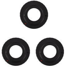 3X Schwarzes 16 mm C Mount Cine Film Objektiv für 1 Mount J1 V1 J2 V2 J3 V3 J3 Kamera Objektiv Adapter Ring C-N1 C- 1