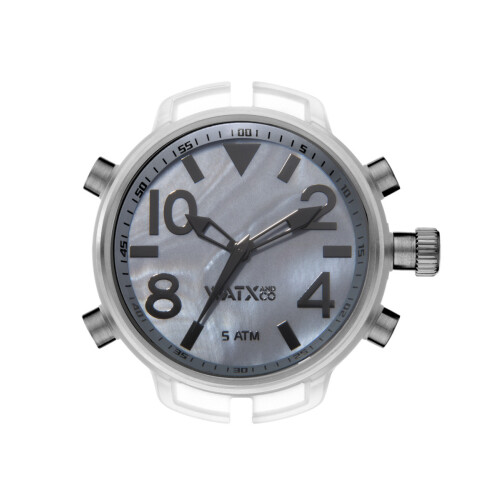 WATXANDCO RWA3708 -kello. Laatikko, harmaa. Unisex.