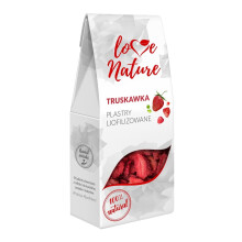 Mansikan pakastekuivatut viipaleet 20g Love Nature
