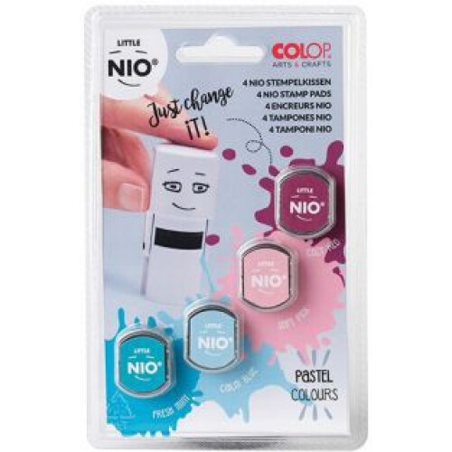 LITTLE NIO pastelfarvede puder