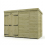 9 x 5 Pent Shed Tanalised (Double Door, No Windows) 2