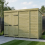 9 x 5 Pent Shed Tanalised (Double Door, No Windows) 1