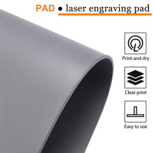 A4 Rubber Stamp Sheet for Laser Cutter and Engraving Machine Rubber Sheet Laser Engraving Material DIY Rubber Mat A