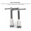 22PCS Disc Brake Caliper Press Tool Kit Piston Caliper Compressor Tool Set for Brake Pad Replac Reset with Case Red 2